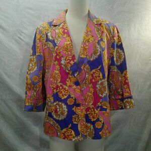 Jacket LINEA by Louis Dell’Olio  lined two pockets Size XL  (Rack)